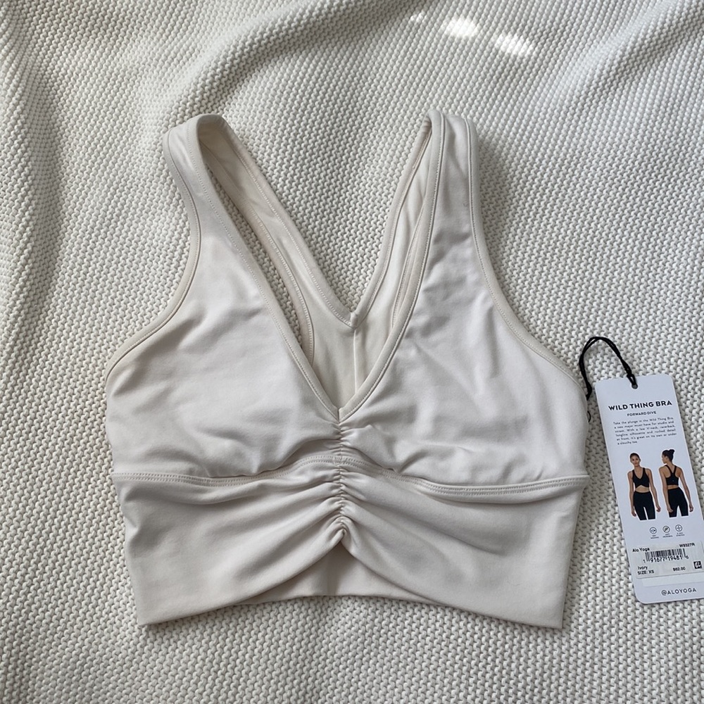 Alo Wild Thing Bra - Ivory